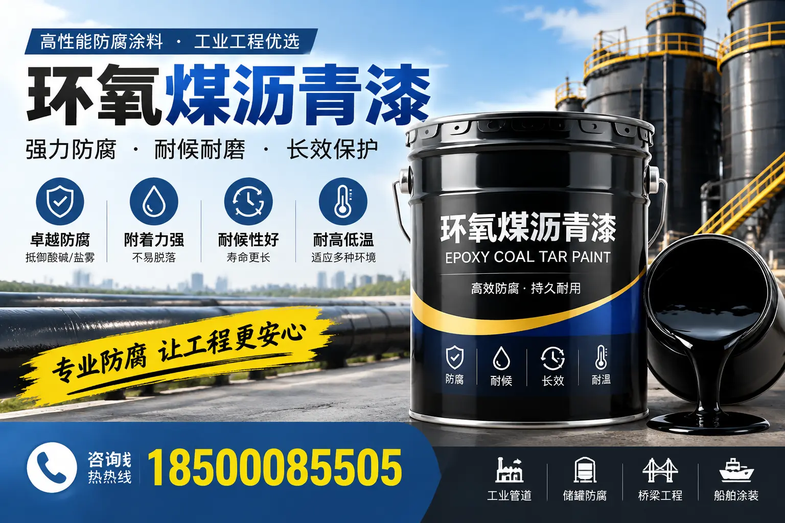 环氧煤沥青漆的施工方法与注意事项，确保在福州顺利完成